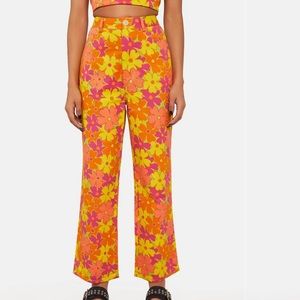 ANOTHER GIRL floral pants NWT